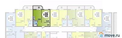 1-комн. квартира, 37.31 м&sup2;