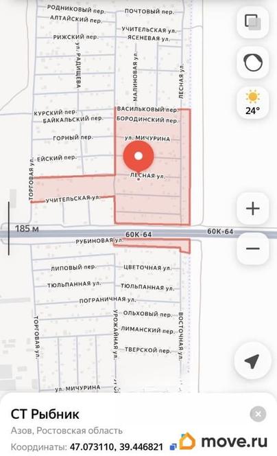 земельный участок, 6 соток