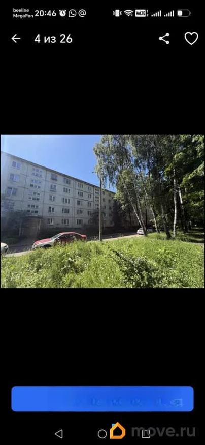3-комн. квартира, 58.6 м&sup2;