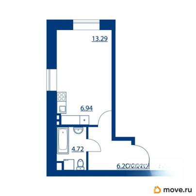 студия, 31.15 м&sup2;