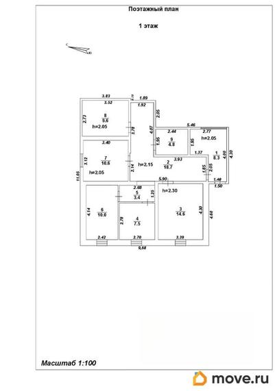 дом, 92.3 м&sup2;, 24.5 сотки