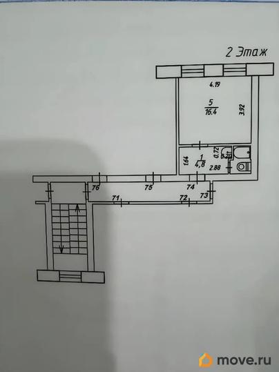 1-комн. квартира, 23 м&sup2;