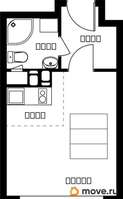 студия, 21.15 м&sup2;