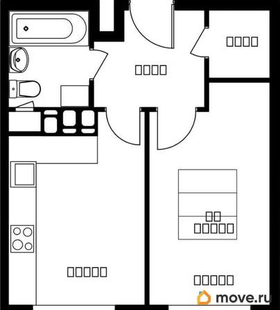 1-комн. квартира, 33.12 м&sup2;