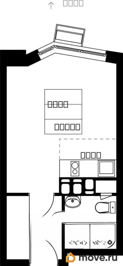 студия, 22.71 м&sup2;