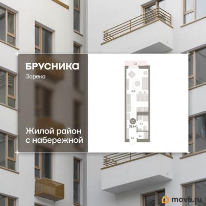 студия, 33.38 м&sup2;